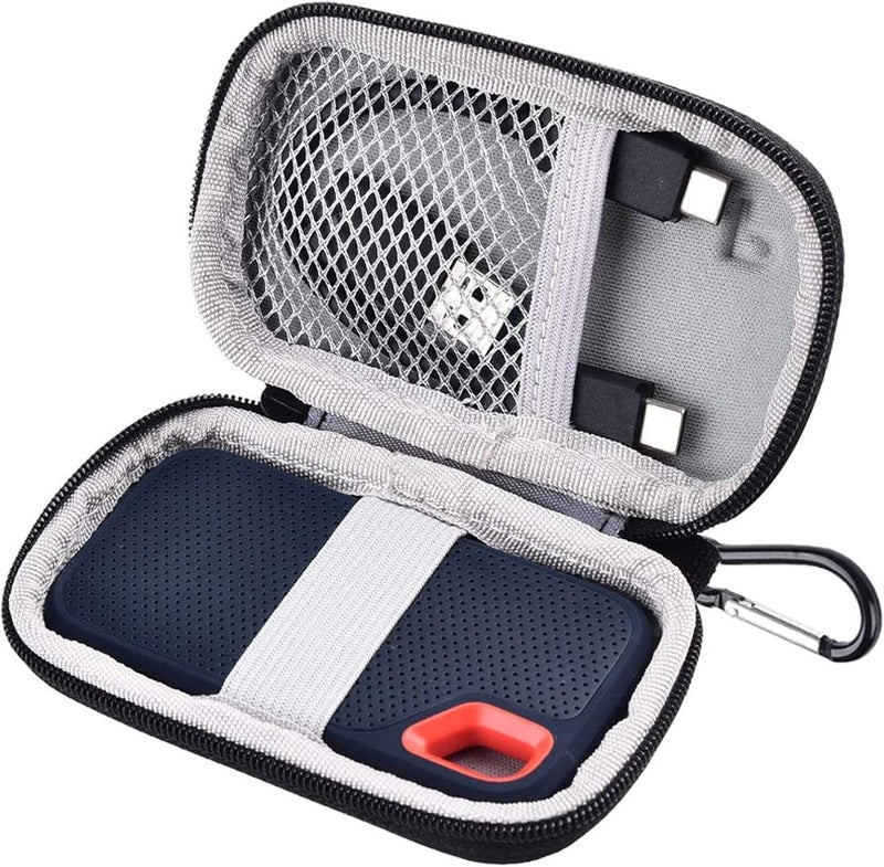 PAIYULE Case Compatible with SanDisk 1TB 2TB 500GB / for SanDisk PRO Extreme Portable SSD, External Solid State Hard Drive Storage Holder for SDSSDE61/ SDSSDE60/ SDSSDE81 (Box Only)(Black) - Image 1
